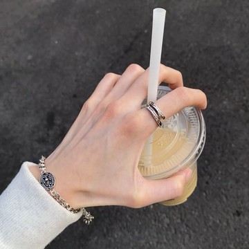 免運🔮新款純銀s925莫比烏斯羅馬數字開口戒ins小衆設計高顏值男女同款復古戒指男 尾戒 對戒 情侶戒指 招財戒指 鈦