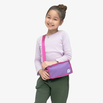 【特惠】KAGS Weekend 系列長方體斜背包 - 葡萄紫