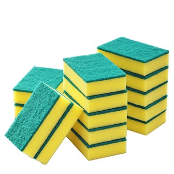 雙面菜瓜布 菜瓜布 廚房百潔布 海綿擦 刷碗布 洗碗 洗鍋 洗碗刷 兩用刷 清潔