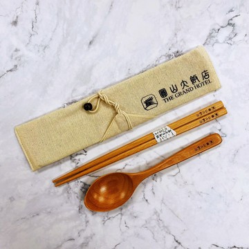 環保匙筷原木組_環保餐具_櫸木_木質_重覆使用