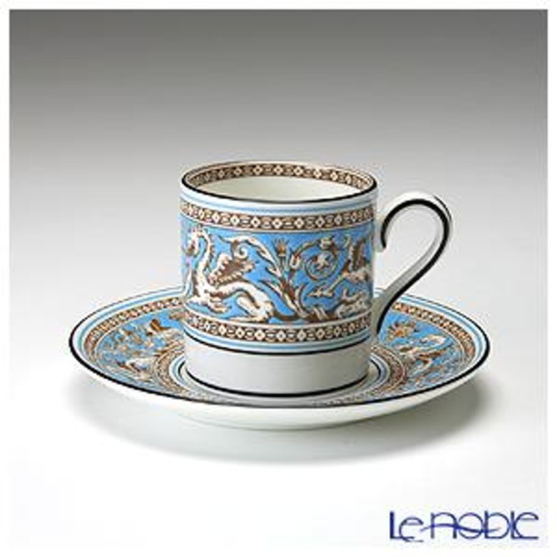 ウェッジウッド Wedgwood フロレンティーン ターコイズ コーヒーカップ＆ソーサー(ボンド)100ml | LINEブランドカタログ