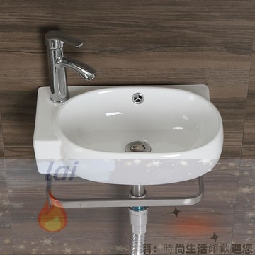 免運 可開發票 掛墻洗手盆 小戶型洗臉盆 迷你洗手盆小戶型衛生間掛盆陽臺墻角洗臉盆陶瓷面池盤簡易掛墻式