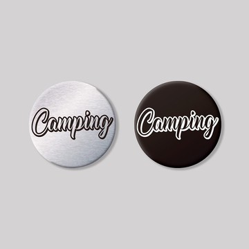 CAMPING/B/圓形/鋁牌飾貼 SunBrother孫氏兄弟