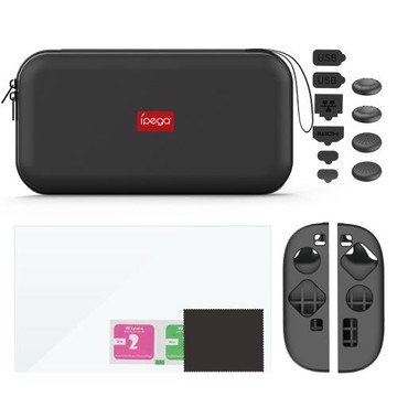 ipega switch2保護包套裝 9合一 switch2鋼化膜 NS2防塵塞 硅膠套