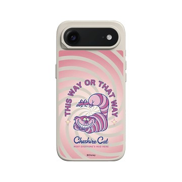iPhone Air SolidX 貝殼灰 - 迪士尼-經典系列 Disney Classics - 愛麗絲夢遊仙境 - 柴郡貓 THIS WAY OR THAT WAY