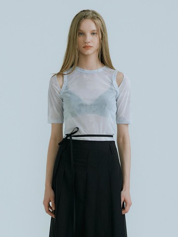 23SS_Shoulder Slit Jersey Top (Print-silver)