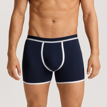 【HANRO】Pierre 貼身四角男內褲 S-L (海軍藍)