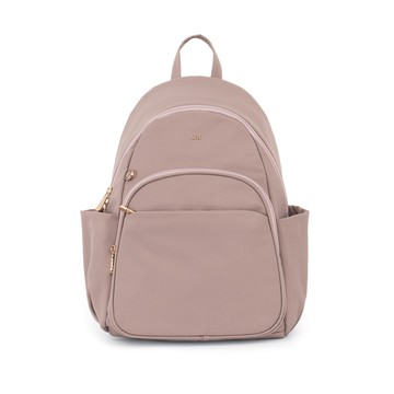 J II 後背包-米娜多層防潑水後背包(中款)-霧粉紫-6605-27