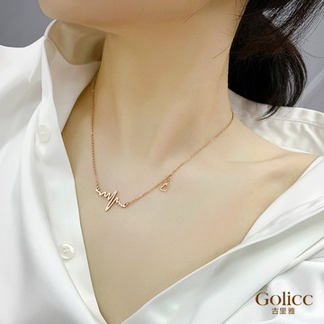 【Gulicc】古莉可 項鍊 心跳的律動 鎖骨鍊