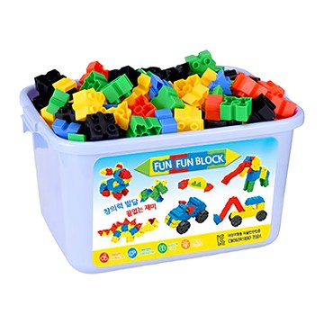 趣味積木 400片組  1組  混色