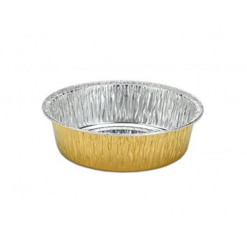 【嚴選SHOP】10入 含蓋  金色 鋁箔盒【H602G-A】鋁箔容器  烤模 蛋糕模 火鍋 氣炸鍋配件