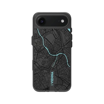 iPhone Air Clear (相機按鈕) 酷墨灰 - JOCR - Vienna (Black Logo)