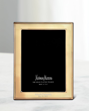 Madison 24K Gold-Plated Personalized Picture Frame, 8x10