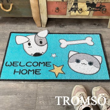 TROMSO北歐圈絲門口刮泥地墊-貓狗同歡