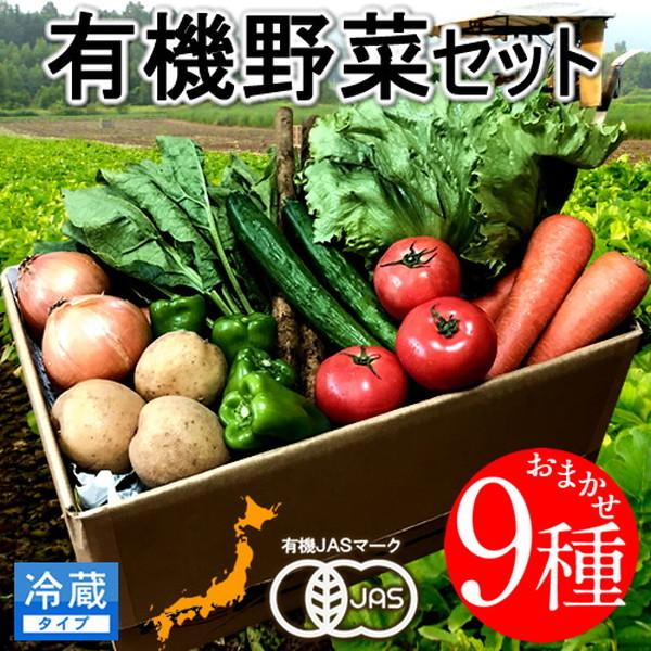 日本の有機野菜セット 旬のおまかせ9種類 全国ご当地生産者のこだわり有機栽培 ベジタブル スムージー 野菜材料 通販 人気［お歳暮 ギフト プレゼント］