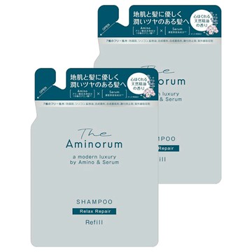 KUMANO 熊野油脂 奢華氨基酸修護洗髮精補充包  350ml  2包