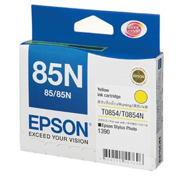 EPSON 黃色原廠墨水匣 / 盒 T122400 NO.85N｜領券最高折$220