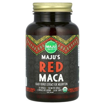 Maju Superfoods, Maju 紅瑪卡，120 粒膠囊