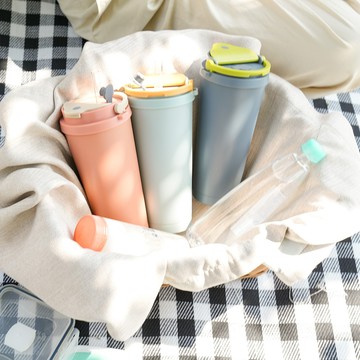 LuvHome｜口co雙享杯 - 桃紅橙