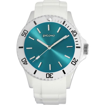 【PICONO】繽紛經典系列運動白色手錶中性錶 / BA-SC-04