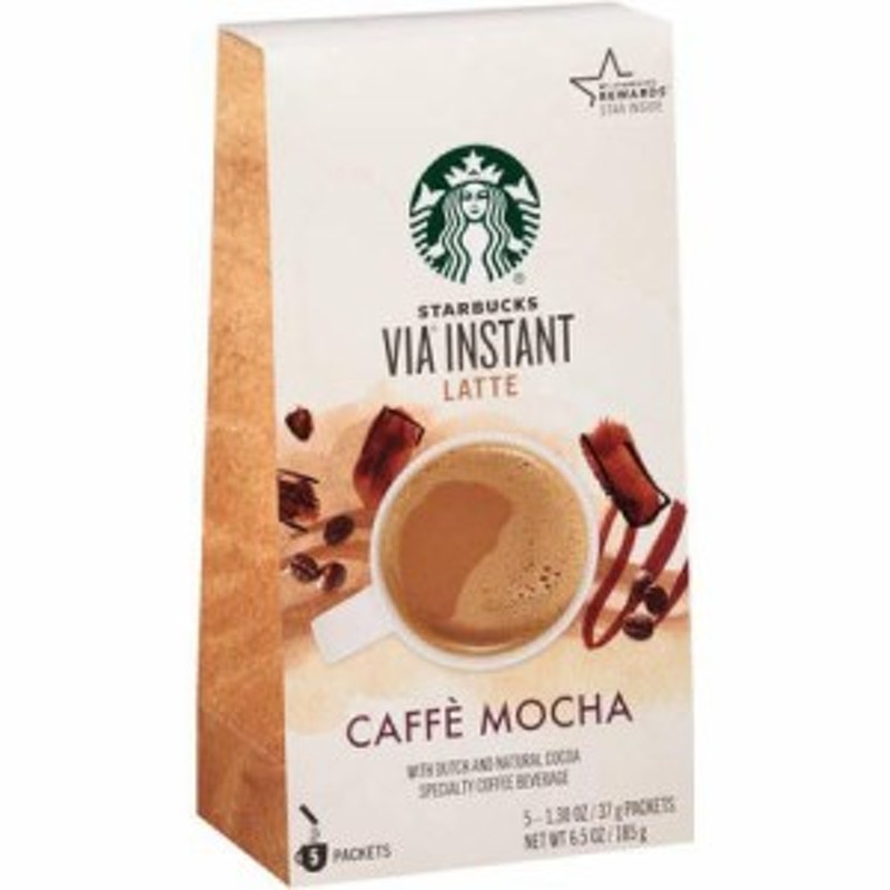 Starbucks スターバックスviaラテカフェモカ 5杯分 通販 Lineポイント最大1 0 Get Lineショッピング