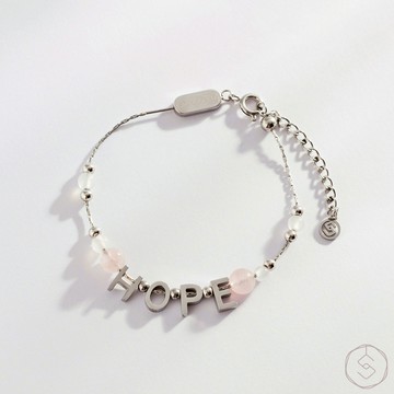 CONNY 專屬希望 | 海藍寶 粉水晶 黃水晶 | 天然水晶手鍊