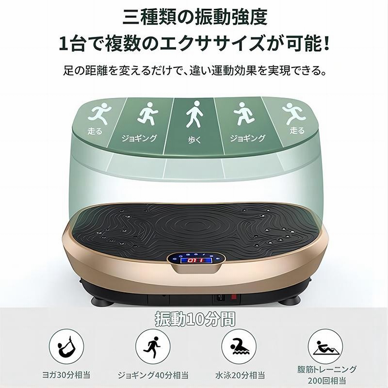 未使用！エビス 振動エクササイズマシン リズムウェーブ ブルブル 有酸素運動 爆買 yilucess 振動マシン ブルブル振動マシーン おすすめ 3D