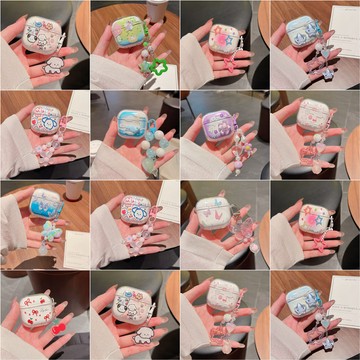 彩繪線條小狗 透明軟殼 防摔防震 耳機套 適用AirPods 4 保護套 Pro 2 保護殼 蘋果1/2/3代 耳機殼