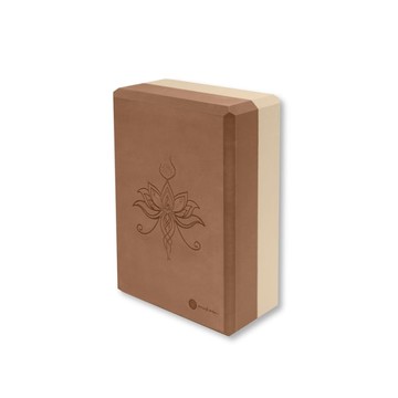 【年中慶限時優惠】EVA瑜珈磚 - 咖底/曦月 (切角) - MUK-26432 (兩入組)