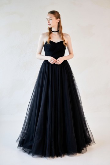 莫莉黑色薄紗洋裝 Molly Black Tulle Dress