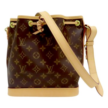 【二手名牌BRAND OFF】LOUIS VUITTON LV 路易威登 棕色 原花 帆布 Noe 肩背包 M46983