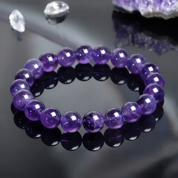 烏拉圭紫水晶手鍊│9mm/10mm 社交之石 智慧自信 貴人運 開運飾品