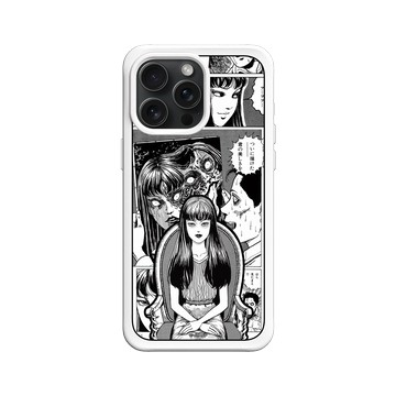 iPhone 15 Pro Max SolidX 白 - 伊藤潤二驚選集 Junji Ito - 富江 - 畫家