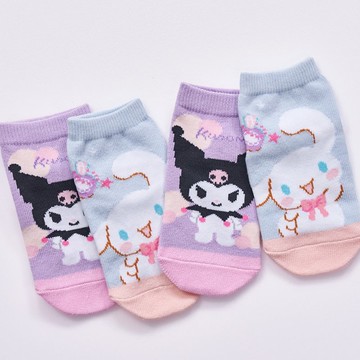 【ONEDER旺達】三麗鷗酷洛米 大耳狗 幼童止滑襪 台灣製童襪