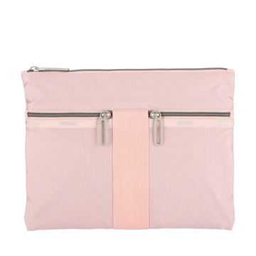 【LeSportsac】POUCH CROSSBODY 輕便拉鍊斜背包 - 玫瑰石英 - 2772