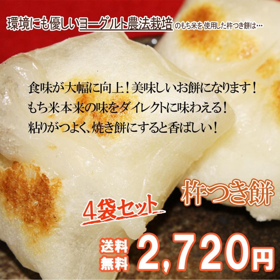 送料無料 杵つき餅4袋セット