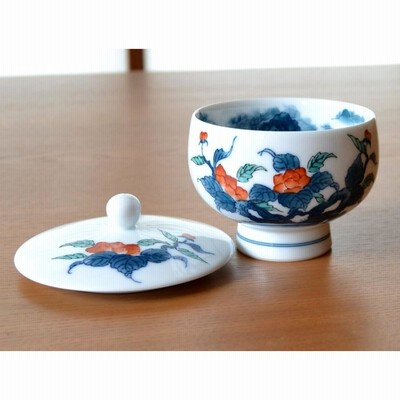 茶器セット 日本茶 高級 有田焼 畑萬陶苑 色鍋島内山水岩牡丹