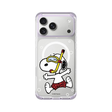 iPhone 17 Pro Max ClearX (MagSafe 兼容) 夢透紫 - 史努比 Snoopy - 潛水趣