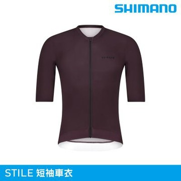 SHIMANO 男 短袖車衣 STILE｜棕色 M-XL (單車上衣 自行車衣 公路車衣)