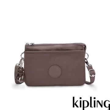『千層包』Kipling 木質棕單肩隨身斜背包-RIRI