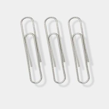 【龍品文創】力大 ABEL 45205 50mm筒裝銀色迴紋針 150支