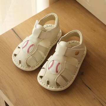 Swan天鵝童鞋-好棒棒寶寶學步涼鞋1653-米