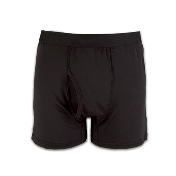 SoonDry吸排織帶側開襟平口男內褲 - M / 黑