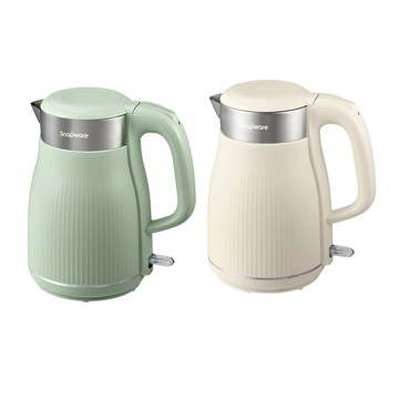 【康寧密扣Snapware】SEKA優雅曲線雙層防燙電熱水壺1.8L/家電
