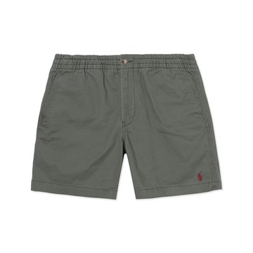 Polo Ralph Lauren RL 熱銷刺繡小馬6吋膝上休閒短褲-墨綠色