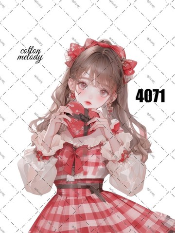 original sticker no.4071 人物貼紙 原創貼紙 原創人物貼紙 裝飾貼紙 cotton melody