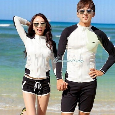 レディース 上下 セット 長袖 ラッシュガード カップル レギンス ダイビング 水着 女 日焼け止め フード なし 大きいサイズ 白 前開き おしゃれ 単品売り 通販 Lineポイント最大get Lineショッピング