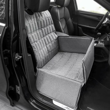 寵物車載墊副駕駛狗窩汽車安全坐墊貓窩座椅防臟狗墊狗狗坐車神器【淘夢屋】