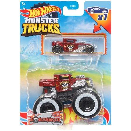 特別価格Hot Wheels Monster Trucks Bone Shaker, Includes Car並行輸入