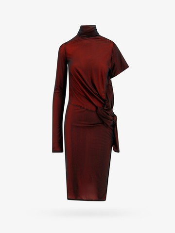 Viscose dress with asymmetric sleeves - MAISON MARGIELA - gender_Woman